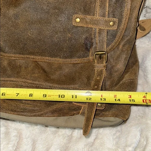 Territory Ahead Leather Men's Satchel- Vintage